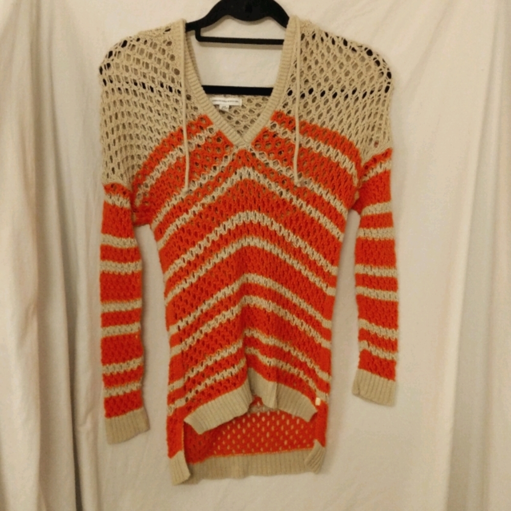 American Eagle Lose Knit Hoodie Sweater